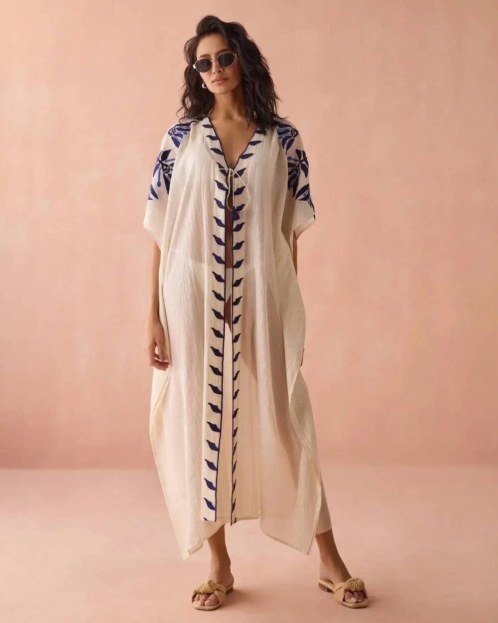 NEW OMIKA blanca kimono coverup in adra marlin